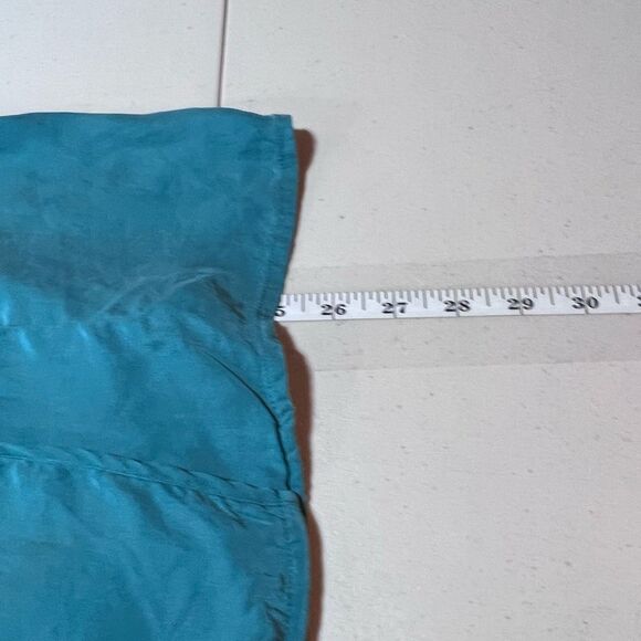 Vintage Sigrid Olsen Secrets Women's Button Down LS Silk Top Blue‎ Size 8 - Picture 7 of 16